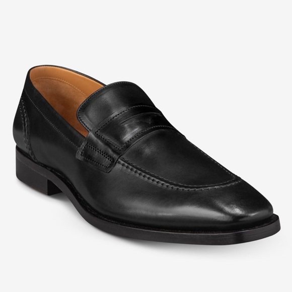 Allen Edmonds Other - ALLEN EDMONDS Black Leather Apron Toe Penny Loafers Extralight 3032 56801 Sz 10D